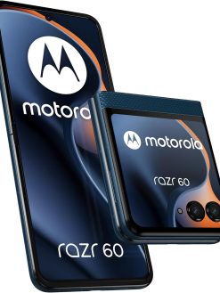 MOTOROLA Razr 60 5G, 8GB RAM Boost, 256GB ROM, MediaTek Dimensity 7400X, 6.9 + 3.6" pOLED Display, PANTONE Gibraltar Sea(blue), With Free Gifts