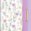 Passport Holder Cover,Traveling Passport Case Cute Passport Wallet for Women,White Daisy