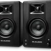 M-Audio Bx3-120-Watt Powered Desktop Computer Speakers/Studio Monitors For Gaming, MUSic Production, Live Streaming And Podcasting (Bx3 Pair)