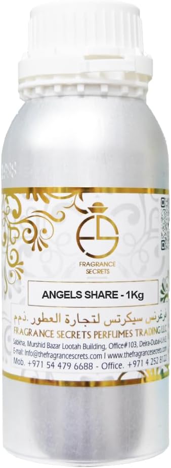 Perfume Oil – Inspired by ANGELS SHARE KILIAN | Alcohol-Free Long-Lasting Concentrated Perfume Oil (100g, 250g, 500g, 1Kg) (100g)