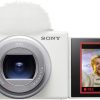 Sony ZV-1 II Vlog Camera for Content Creators and Vloggers - White
