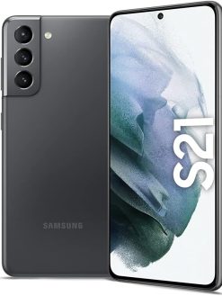 Samsung Galaxy S21 5G Android Smartphone | SM-G991U | 128GB Storage | 8GB RAM | SIM Free Unlocked | 5G Mobile Phone |Gray | (Renewed)