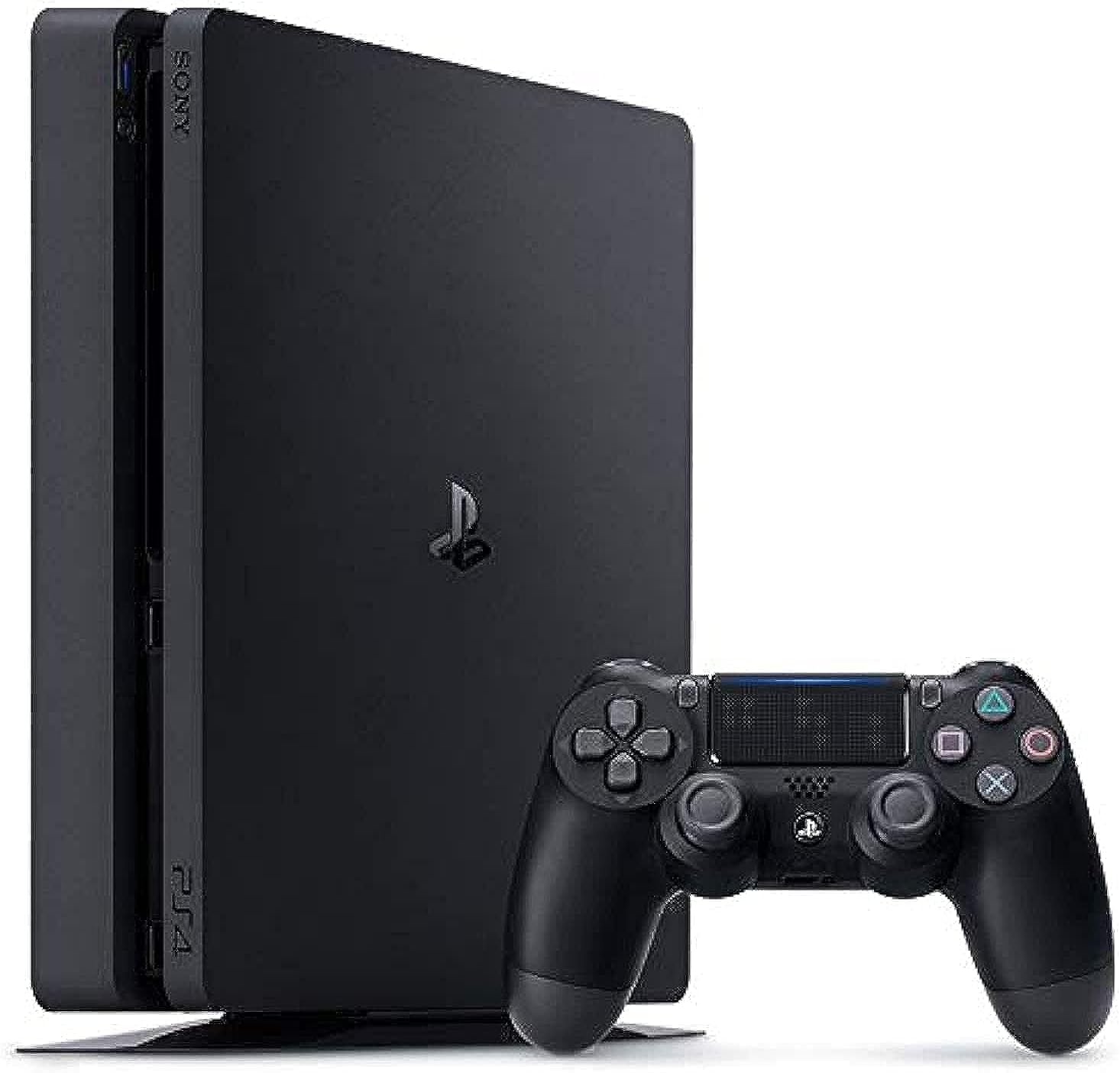 Playstation Sony 4 Slim 500GB Console (Black) - International Version (Renewed)