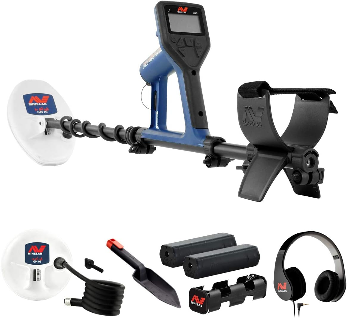 Minelab Gold Monster 1000 Metal Detector with 2 Waterproof Coils + 2 Rechargeable Li Ion Battery