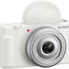 Sony ZV-1F Vlog Camera for Content Creators and Vloggers With Selfie-Friendly Vari-Angle LCD Screen And A Directional 3-capsule Mic, White