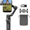DJI Osmo Mobile 8 Gimbal Stabilizer for Phone, Native Tracking with Audio & Lighting, 360° Pan Rotation, Built-in Extension Rod & Tripod, 10h Battery, Extension Rod, Robust 3-Axis Stabilization