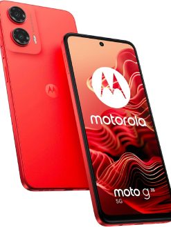 MOTOROLA G35 5G, 8RAM,pSIM + eSIM,Gorilla Glass 3,128 GB ROM, UNISOC T760, 6.7" FHD+ Display 120Hz, Android 14, Guava Red
