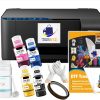 Super-Tank DTF T-Shirt Printer with DTF Ink and Powder Pack for Heat Transfers, Easy Filling, Built-in Scanner and Copier - New, Medium DTF Conversion Printer
