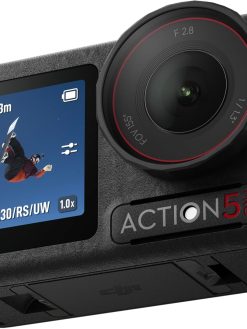 DJI Osmo Action 5 Pro Standard Combo, Waterproof Camera with 1/1.3" Sensor, 4K/120fps Video, Subject Tracking, Stabilization, Dual OLED Touchscreens, Action Camera 4K Ideal for Sports, Vlog
