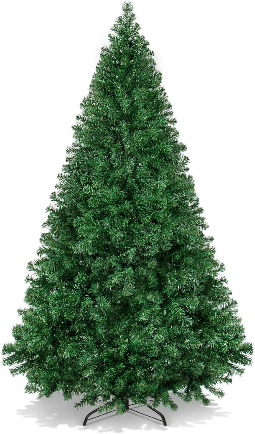 Christmas Tree Small 4ft NIBEMINENT Pine Needles Artificial Christmas Trees 120CM,500 Full Branches Tips Xmas Holiday Tree for Home and Office Small Spaces,Easy Assembly Metal Stand
