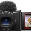 Sony ZV-1M2 Vlog Camera | Digital Camera (Wide Angle Zoom Lens, Adjustable Display for Vlogging, 4K Video, Multidirectional Microphone) Black