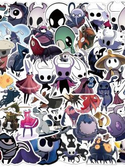 54PCS Hollow Knight Stickers Boys Teens Adults Waterproof Vinyl Stickers Bulk for Water Bottle Laptop Phone Scrapbooking Journaling