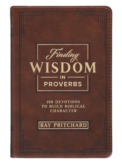 Devotional Finding Wisdom in Proverbs Faux Leather