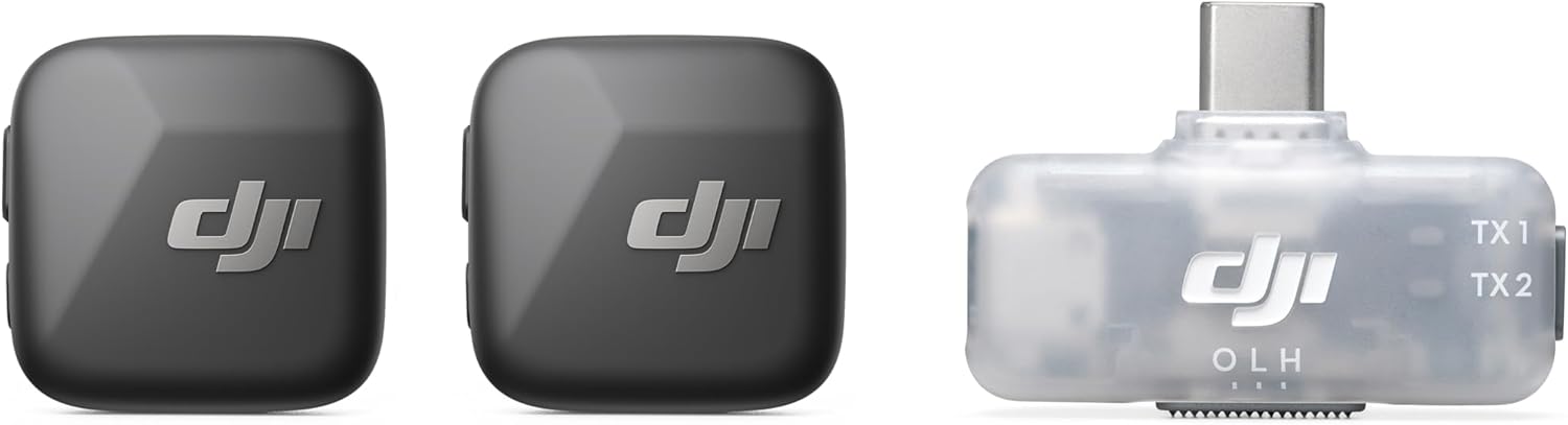 DJI Mic (2 TX + 1 Mobile RX)