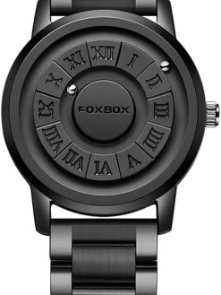 Weicam Unisex Cool Watches Roman Numerals Creative Magnetic Levitation Balls Dial Waterproof Quartz Wrist Watches Couple Watch