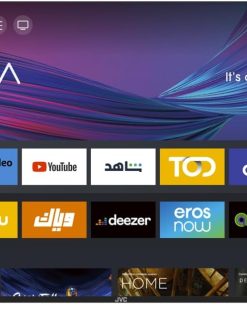 JVC 58 Inch 4K UHD Edgeless Smart TV Powered By VIDAA, Dolby Audio, VIDAA Voice Remote, Bluetooth, DVBT2/S2, LT-58N786VV- Black