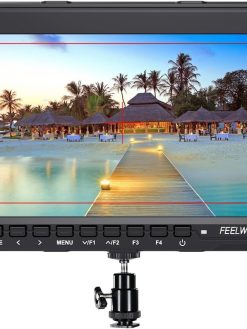 FEELWORLD FW759 Camera Monitor 7” HD 1280x800 Field Video LCD IPS Screen 1200:1 High Contrast Ratio for Steady Cam, DSLR Rig, Camcorder Kit, Handheld Stabilizer