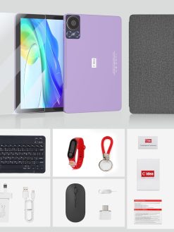 C idea10.1 Inches Tablet,Android 13 Tab,5G Tablet Dual SIM 8GB RAM 1TB ROM,10000mAh Battery With Bluetooth,WIFI and GPS CM8300plus (Purple)