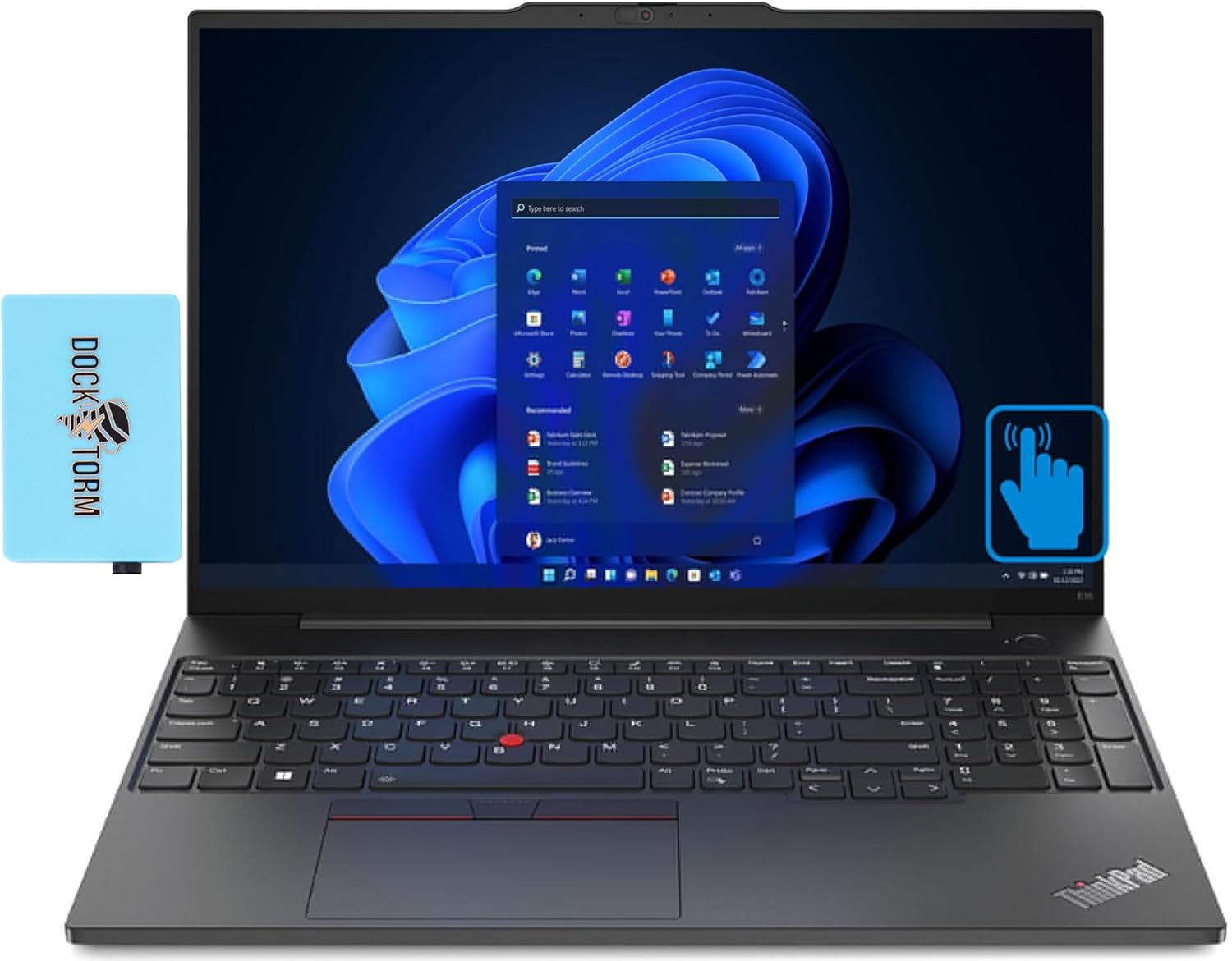 Lenovo ThinkPad E16 Gen 1 Business Laptop 16.0" Non Touch IPS WUXGA Display (Intel 13th Gen i5-1335U, 16GB RAM, 1TB SSD, Backlit KYB, Fingerprint Reader, 2 Thunderbolt 4, Win 11 w/Hub (US Version)