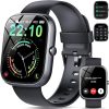 Smart Watch(Answer/Make Call), 1.91" Smartwatch for Men Women IP68 Waterproof, 110+ Sport Modes, Fitness Activity Tracker, Heart Rate Sleep Monitor, Smart Watches for Android iOS