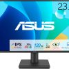 ASUS VA249HG Eye Care Gaming Monitor: 24-inch (23.8-inch viewable), IPS, Full HD, 99% sRGB, Frameless, 120Hz, Adaptive-Sync, 1ms MPRT, HDMI, VGA, Low Blue Light, Flicker Free, Wall Mountable - Black