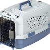 Amazon Basics Two-Door Top-Load Hard-Sided Pet Travel Carrier, 19-Inch