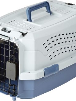 Amazon Basics Two-Door Top-Load Hard-Sided Pet Travel Carrier, 19-Inch
